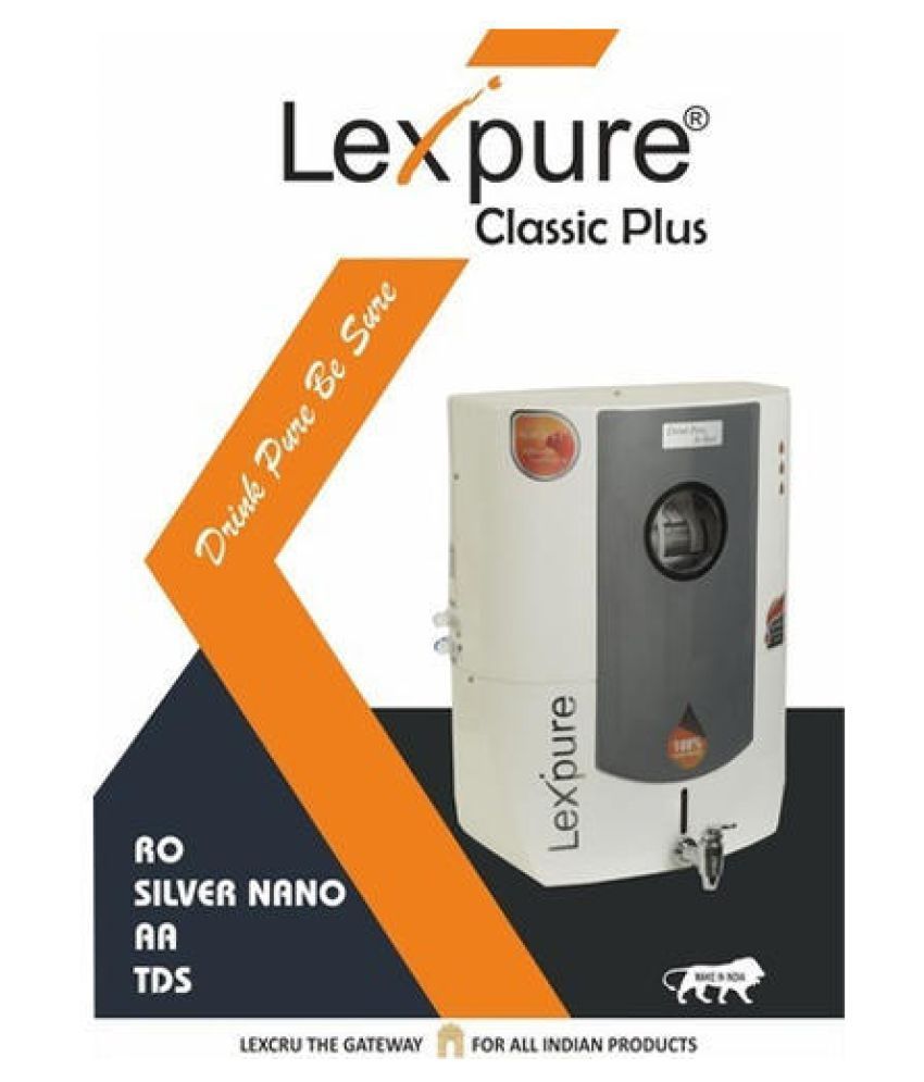 Lexpure Classic Plus Silver 12 Ltr RO Water Purifier Price in India