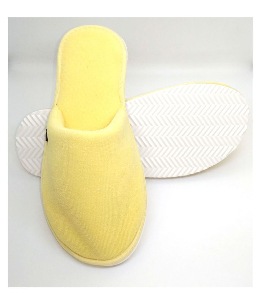 mens yellow slippers