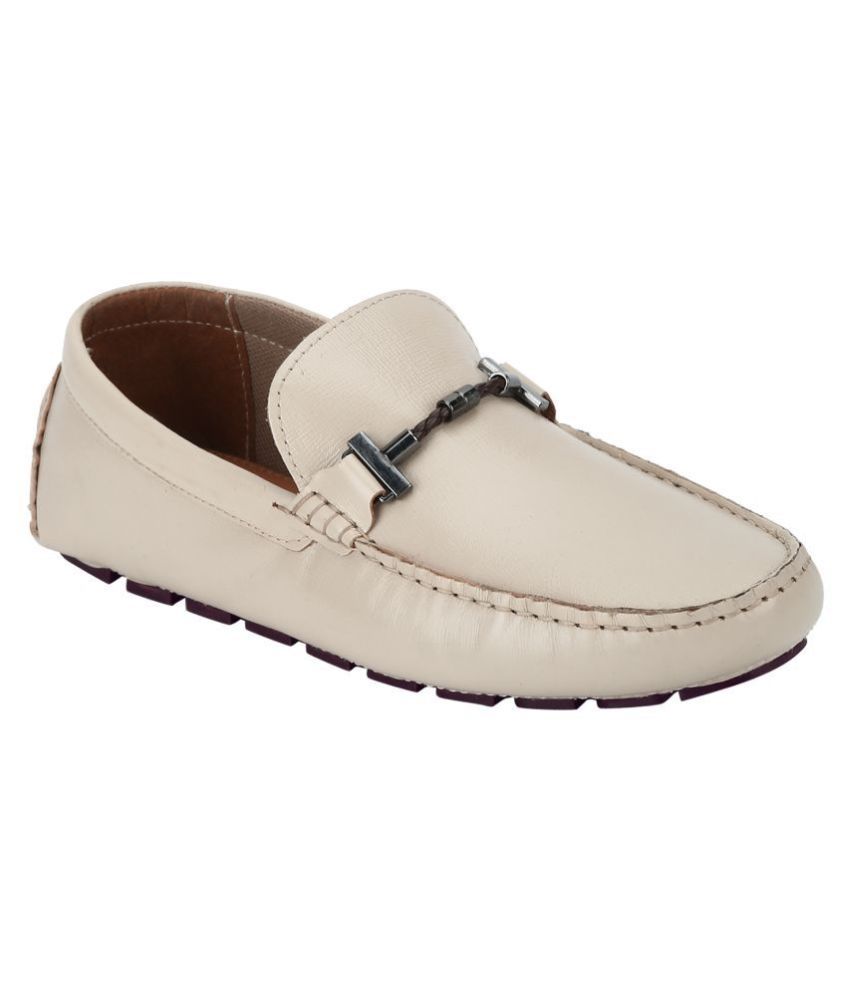 Red tape white loafers Clearance