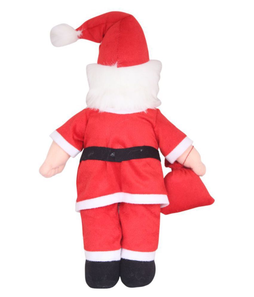 large father christmas soft toy