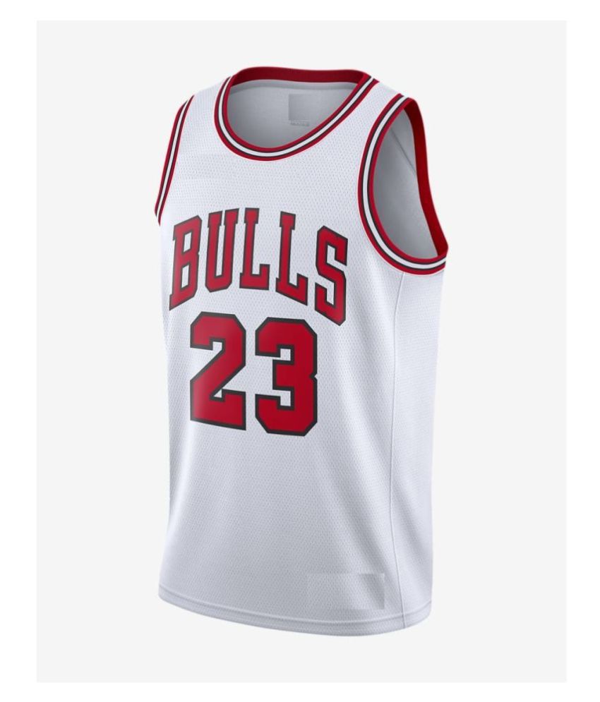 Basketball Chicago Bulls Michael Jordan White Jersey with Shorts: Buy ...