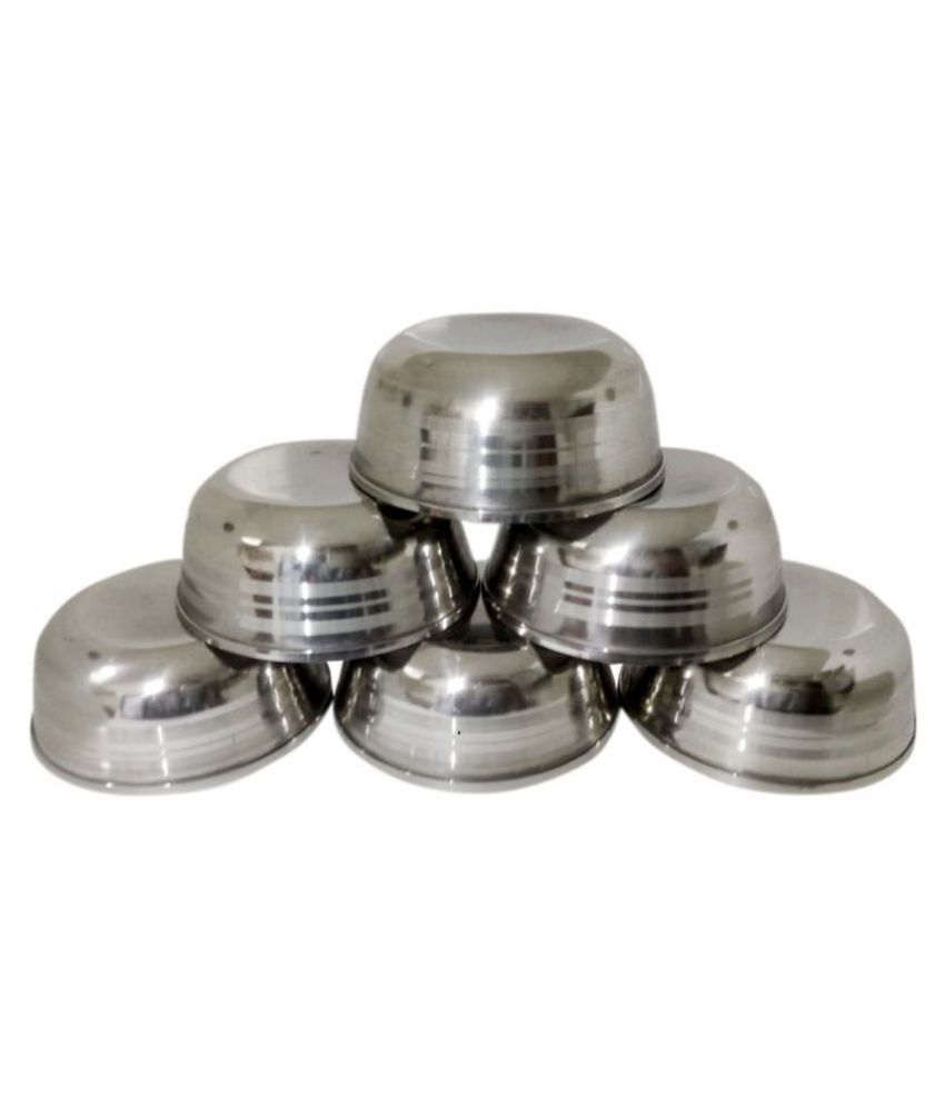     			Dynore 6 Pcs Stainless Steel Soup Bowl 220 mL
