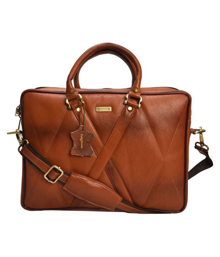 gents leather office bags