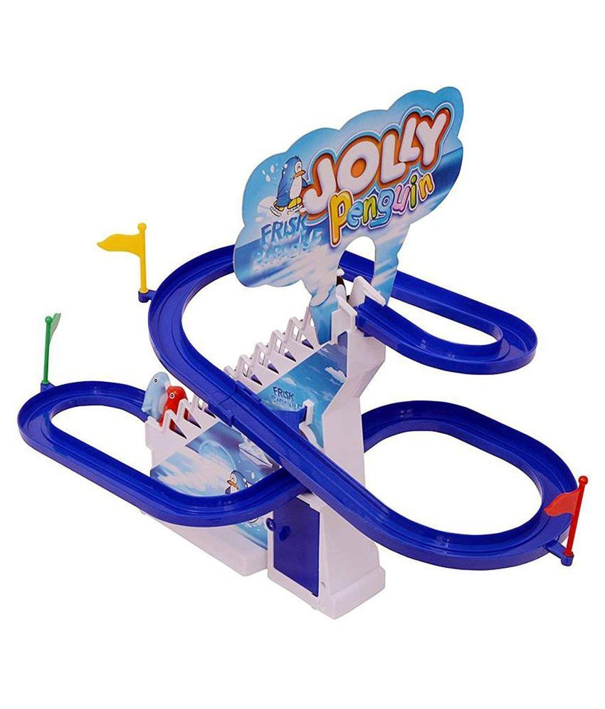 penguin race track set