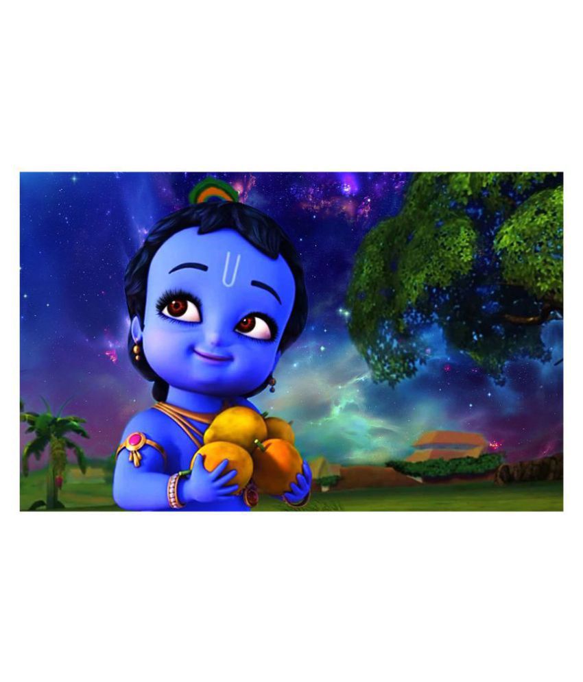 Yellow Alley Baal Krishna Animated Cartoon Poster Paper Wall Poster Without  Frame: Buy Yellow Alley Baal Krishna Animated Cartoon Poster Paper Wall  Poster Without Frame at Best Price in India on Snapdeal