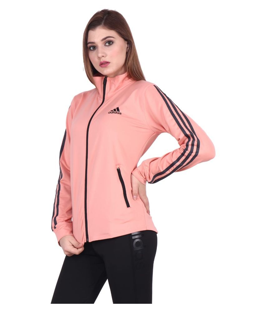 peach adidas jacket