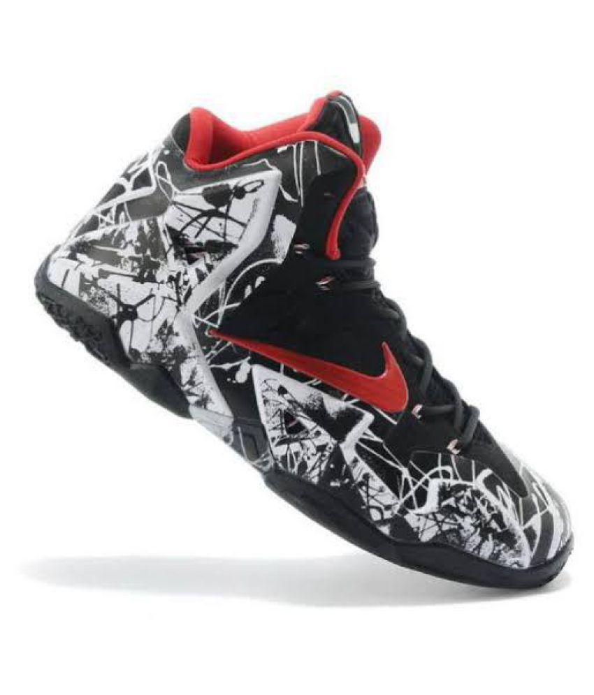 Nike Lebron 12 Graffiti Black Basketball Shoes Buy Nike Lebron