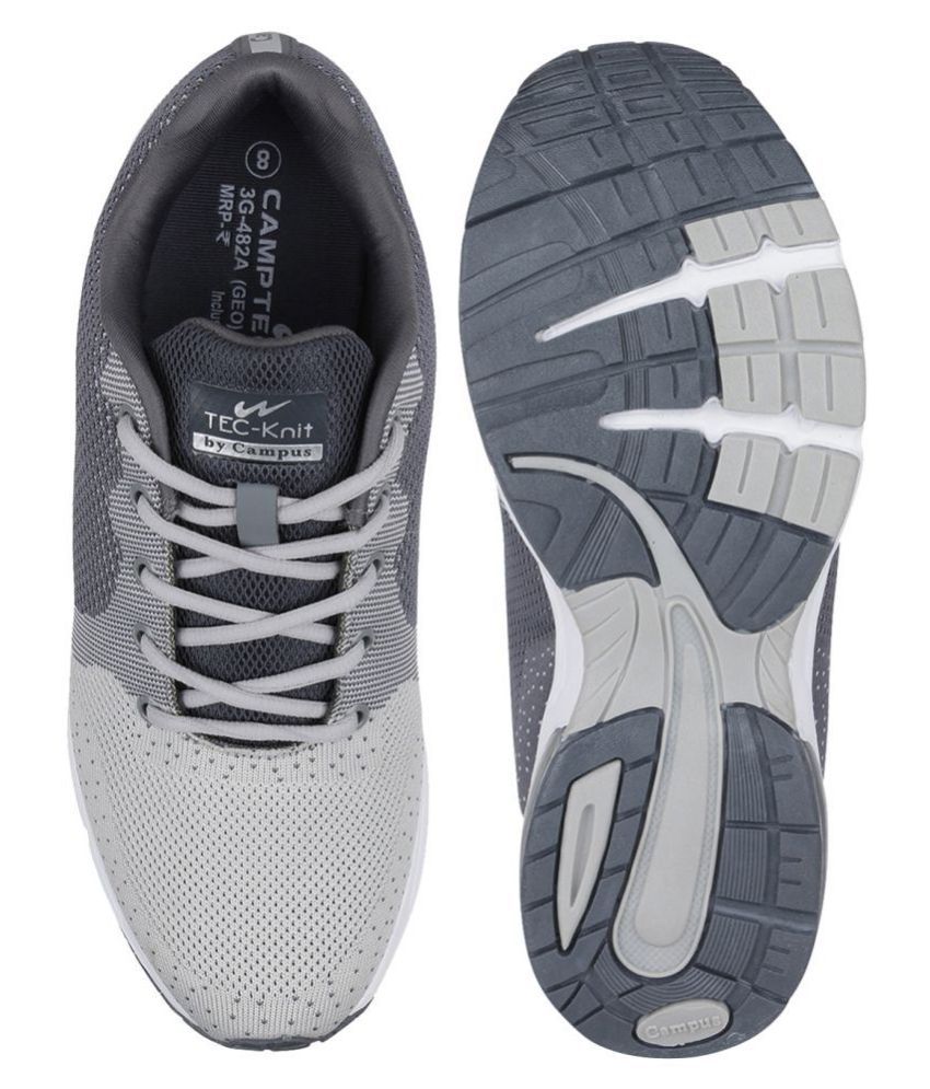 Campus GEO Gray Running Shoes - Buy Campus GEO Gray Running Shoes ...