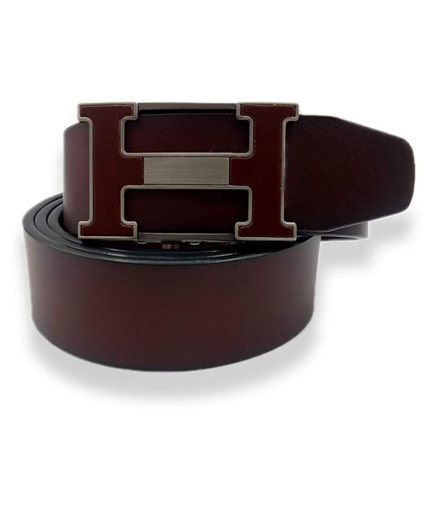 Hermes Belt Brown Leather Casual Belt Buy Online At Low Price In India Snapdeal