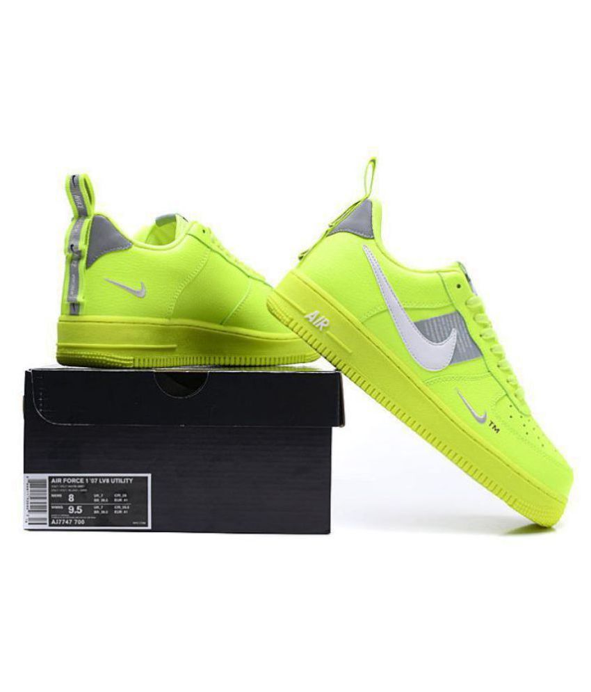 nike air force utility green running shoes