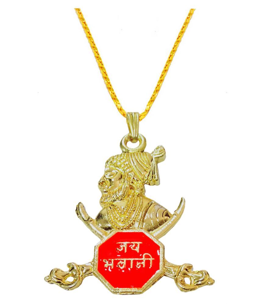 shivaji maharaj gold locket