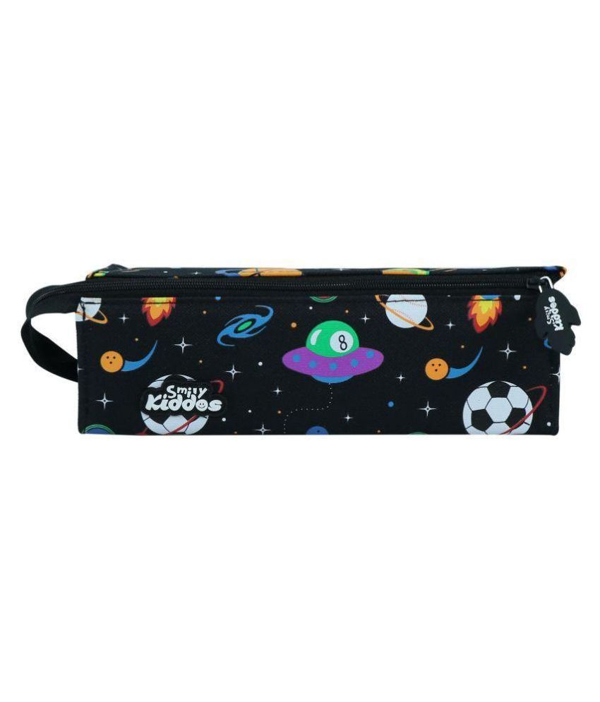     			Smily Tray Pencil Case Space Theme (Black) | kids & School  pencil case | pencil pouch For Girls Stylish | Pencil Case for Black | pencil cases for girls |Fancy pencil Boxes For Girls