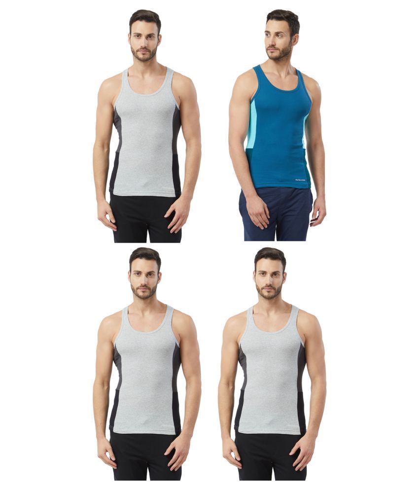     			Fruit Of The Loom Multi Sleeveless Vests Pack of 4