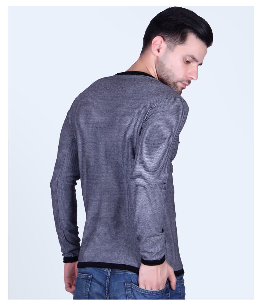 Buy Numalo Cotton Blend Grey Pullovers Online at Best Prices in India ...