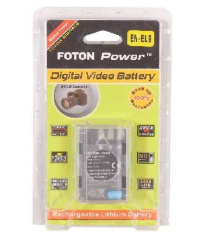FOTON POWER EN EL9 Battery 4500 mAH Rechargeable Battery 1