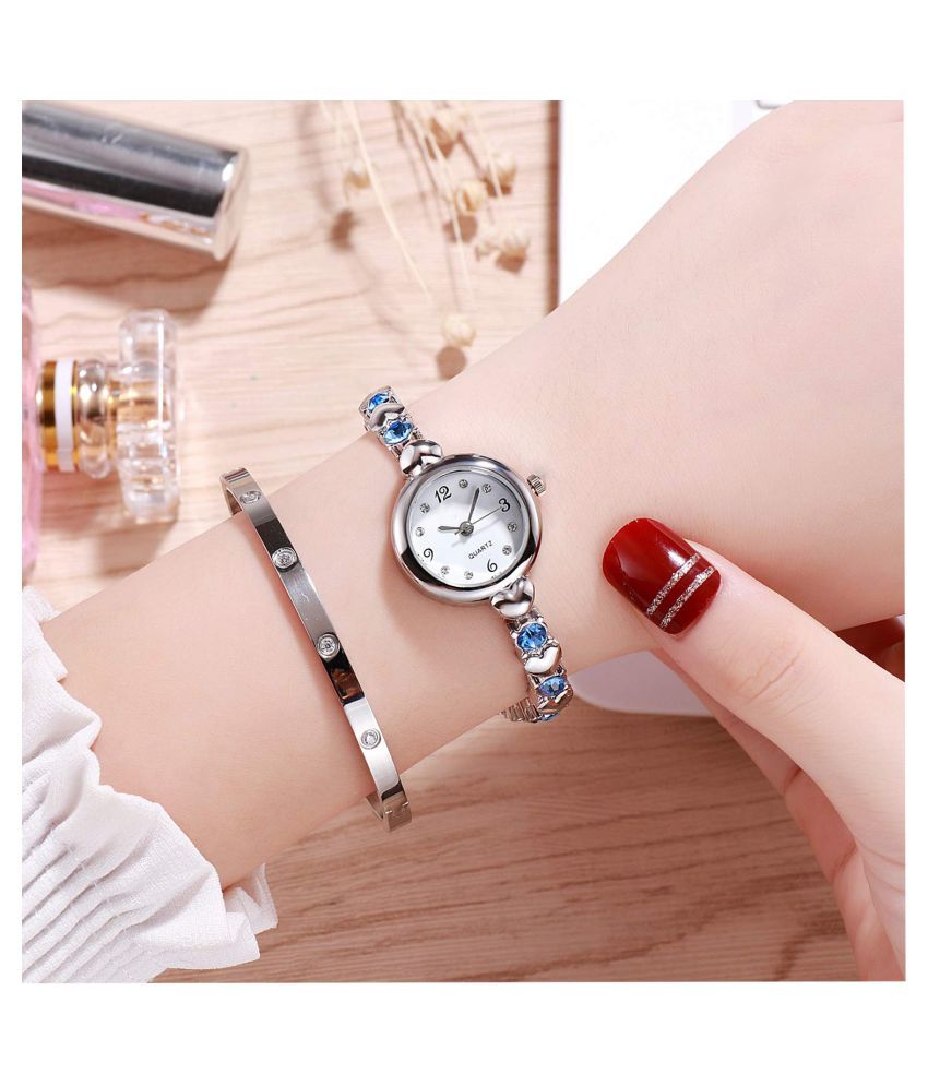 LOGME Stainless Steel Round Womens Watch Price In India Buy LOGME Stainless Steel Round Womens 