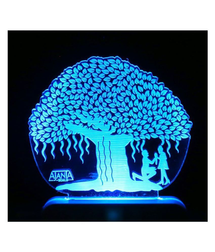     			SUPER AJANTA 2030 Coupel Tree 3D Night Lamp Multi - Pack of 1