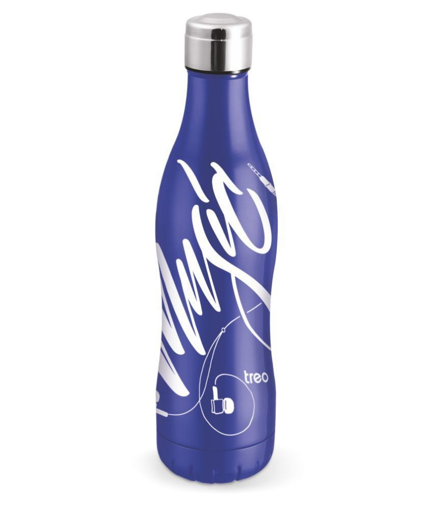     			Treo By Milton Campa Pop Blue 750 mL Stainless Steel Water Bottle set of 1