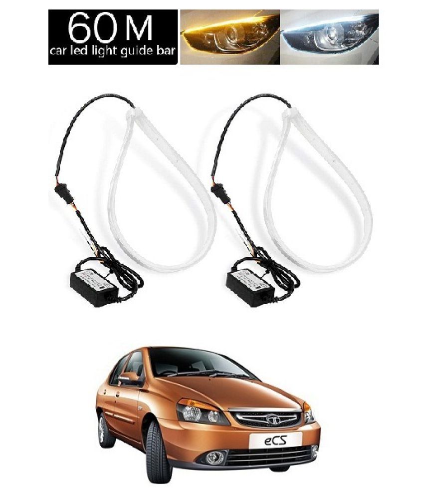 Neeb Traders Tata Indigo ECS Car Led Strip Headlight White Daytime