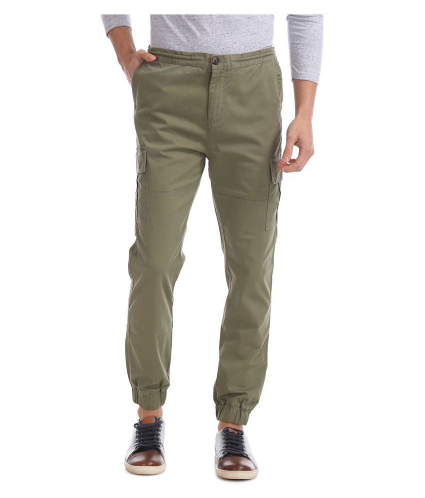 mens green cargos