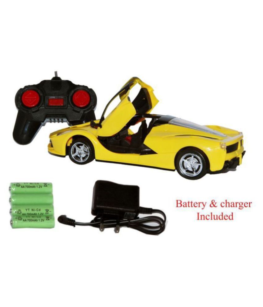 remote control yellow car