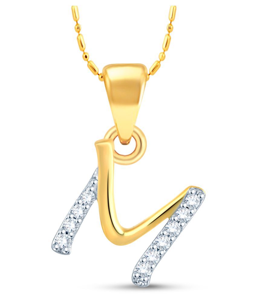 Golden Heart Jewels Gold Plated Stylish Diamond Studded 