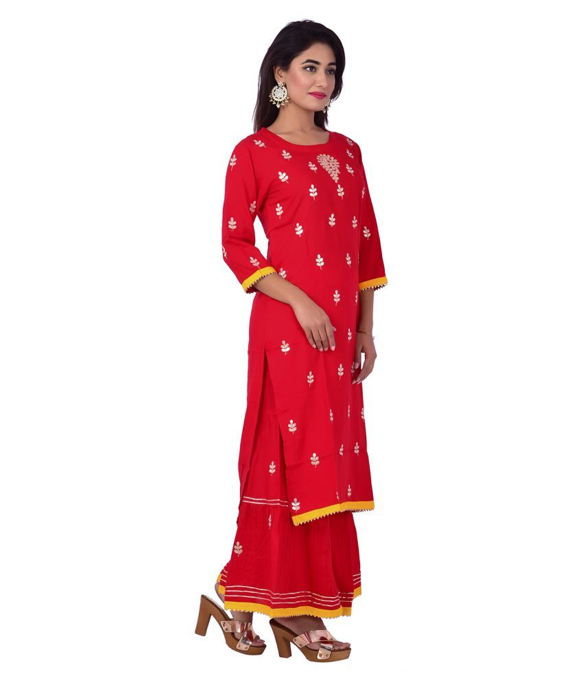kurti plazo suits