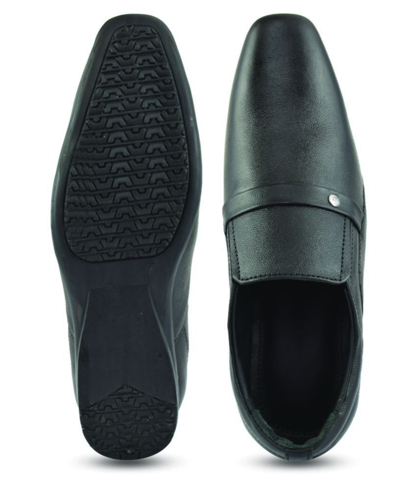 L N SHOES Office Genuine Leather Black Formal Shoes Price in India- Buy ...
