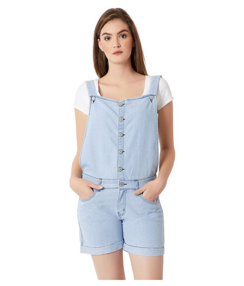     			Miss Chase Denim Jeans Dungarees - Blue