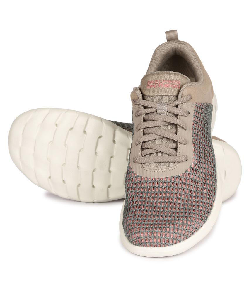 campus discovery beige running shoes