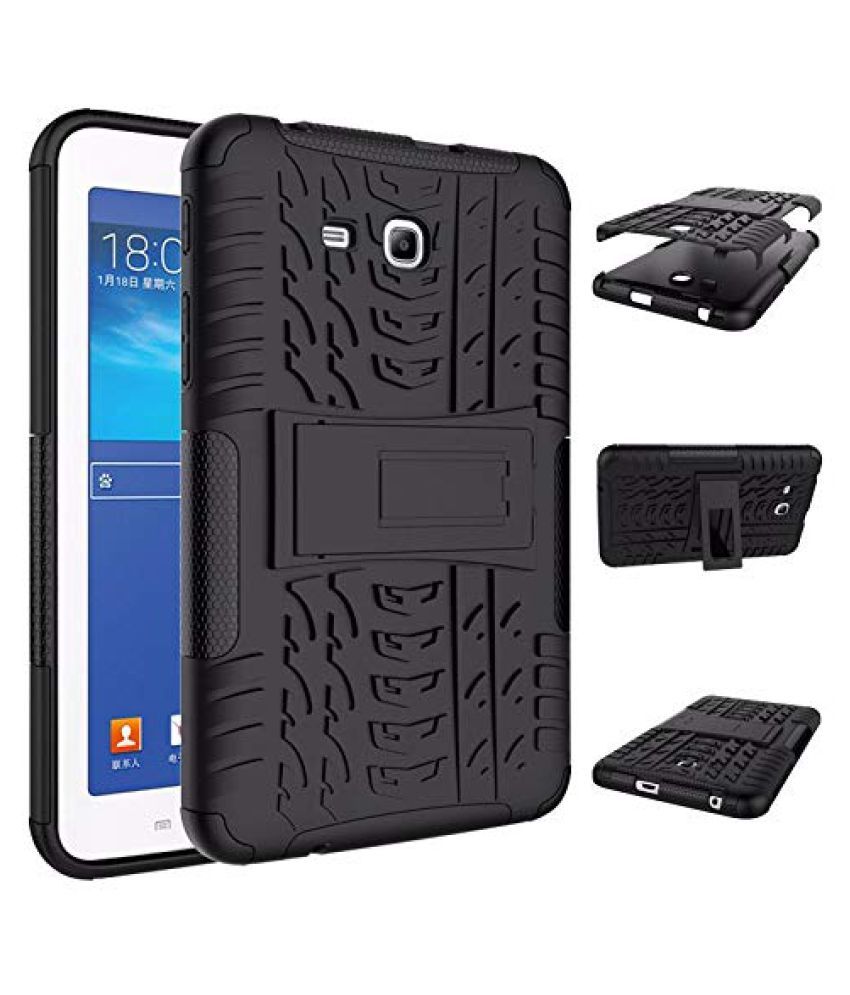 Samsung Galaxy Tab 3 Lite 7 0 Plain Back Cover By Tgk Black Cases Covers Online At Low Prices Snapdeal India