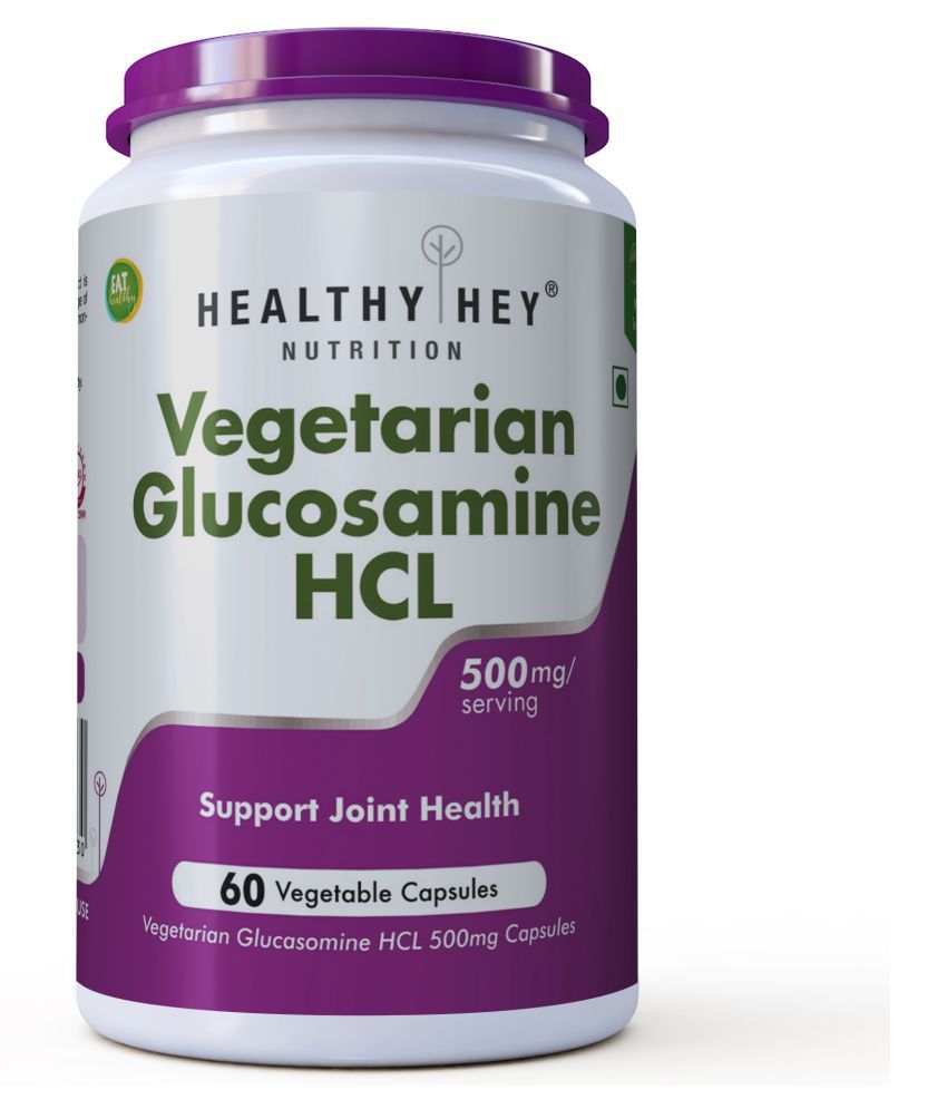    			HealthyHey Veg. Glucosamine (Non-Shellfish Derived) 500 mg Capsule