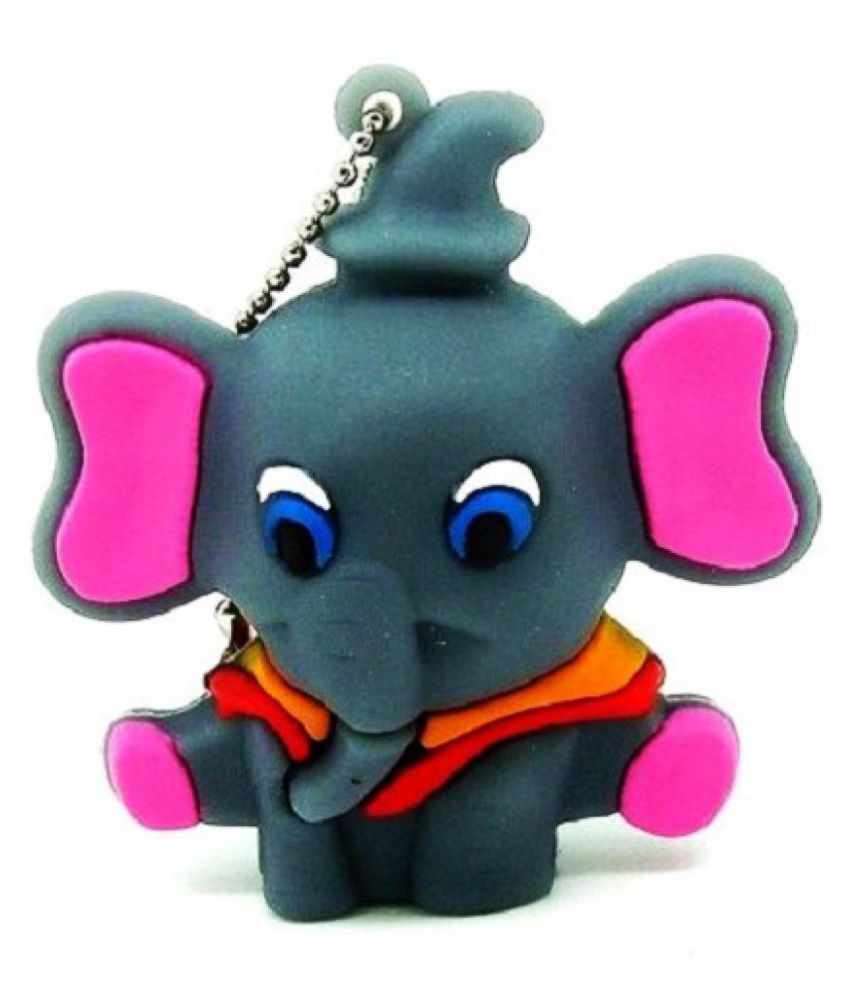     			Pankreeti Cute Elephant 32GB USB 2.0 Fancy Pendrive Pack of 1