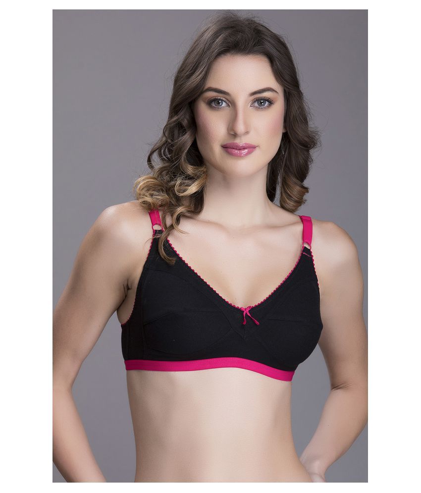     			Clovia Cotton Everyday Bra - Black