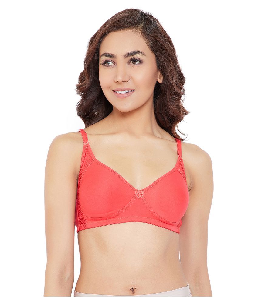     			Clovia Cotton Non Padded Women's T-Shirt Bra ( Pink )