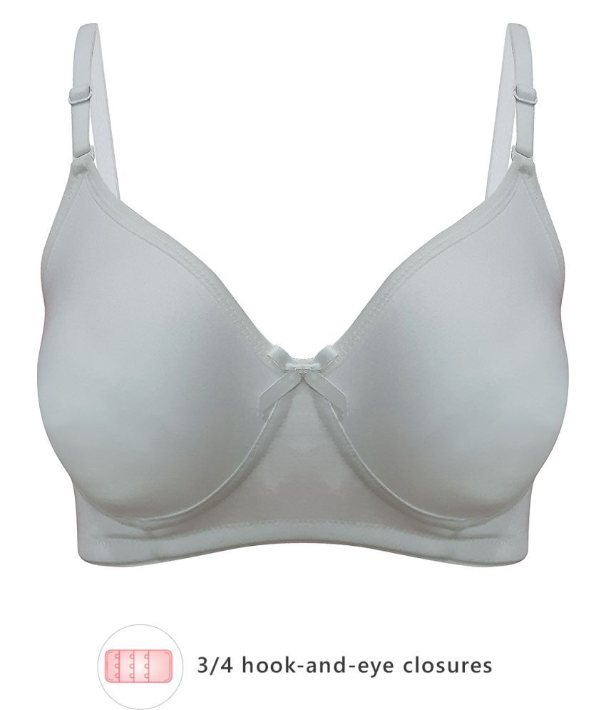     			Clovia Cotton T-Shirt Bra - White