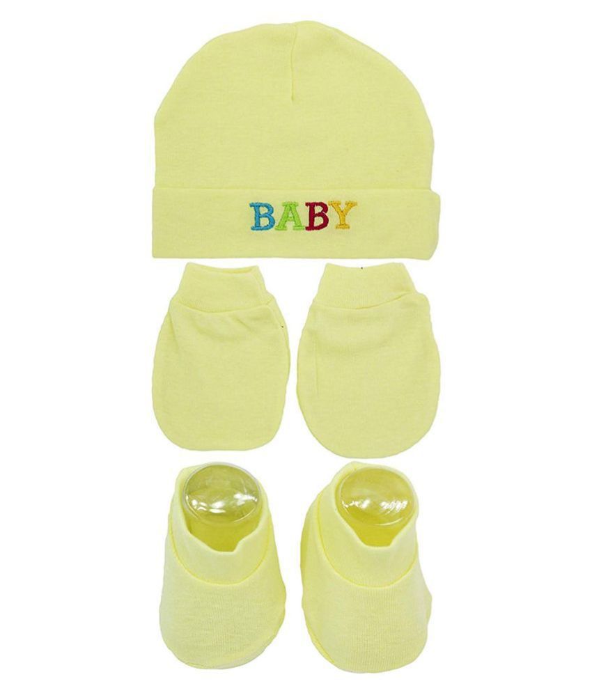 Gouravsumana Baby Boys and Baby Girl's Soft Cotton Cap ( Multicolour ; Pack Of 1 ) 0-3 Months