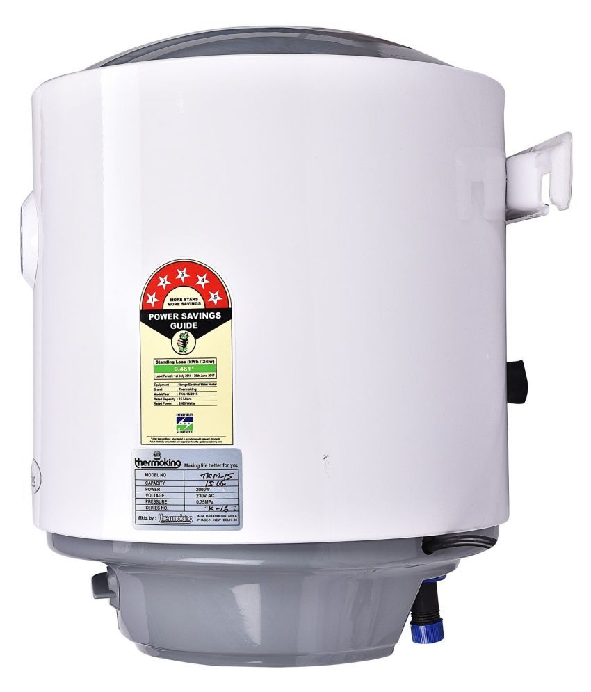 THERMOKING 15 Ltr METAL_SERIES_(15 LTR ) GLASS LINED Storage Geysers