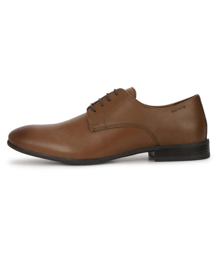 Red Tape Office Genuine Leather Tan Formal Shoes Price in India- Buy ...