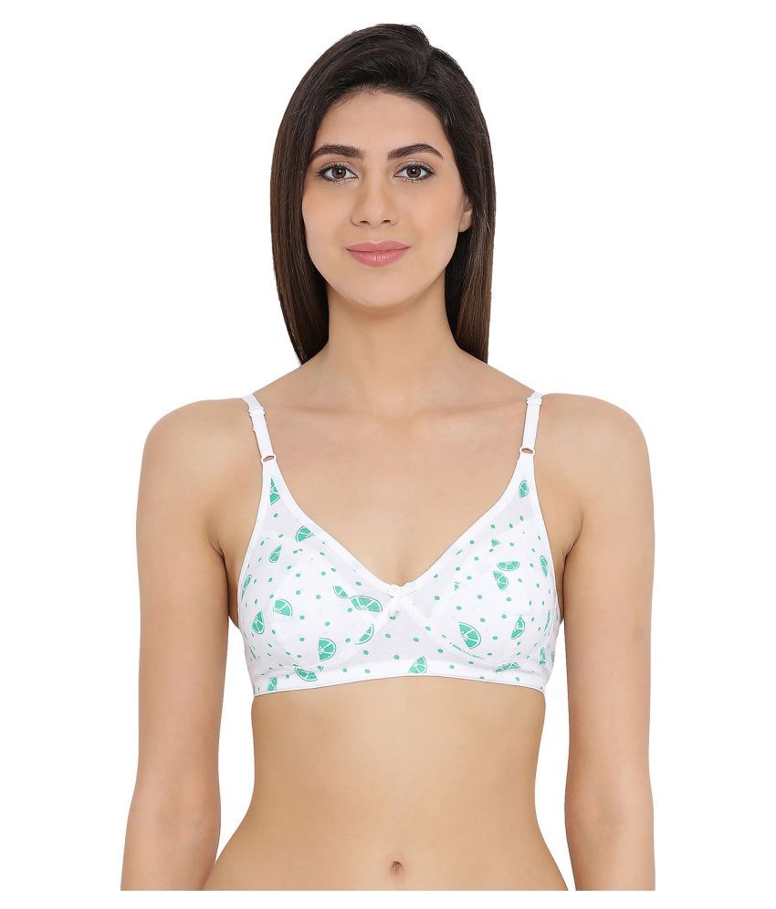     			Clovia Cotton Everyday Bra - White