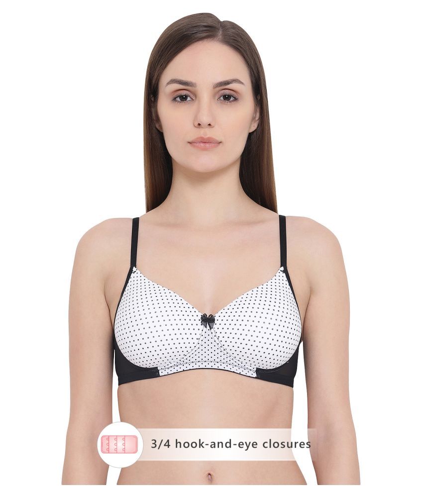     			Clovia Polyamide Lightly Padded Women's T-Shirt Bra ( White )