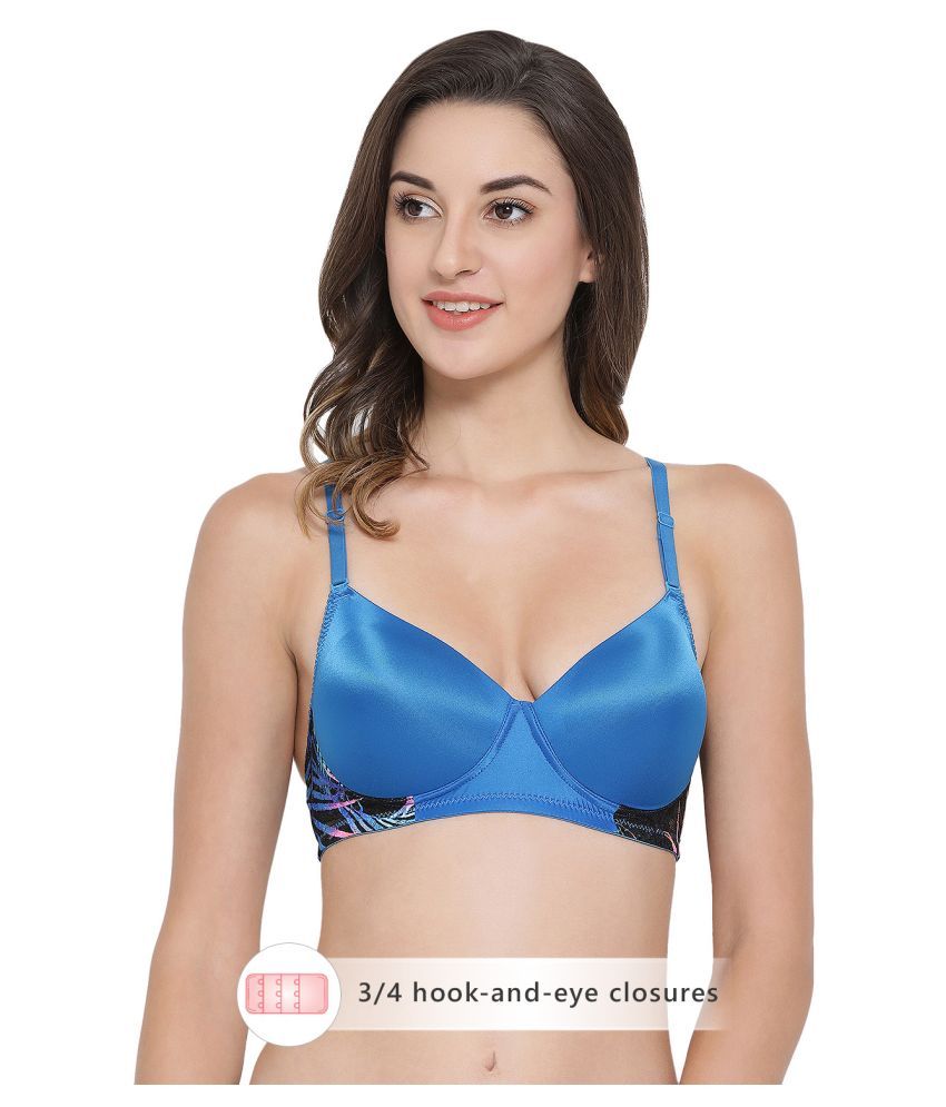     			Clovia Polyamide T-shirt Bra - Blue