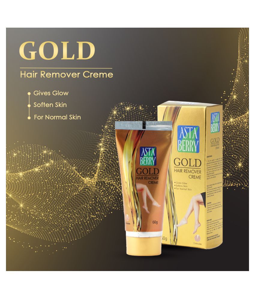 Astaberry Gold Hair Removal Cream Normal Skin 60 g Pack of 3: Buy Astaberry  Gold Hair Removal Cream Normal Skin 60 g Pack of 3 at Best Prices in India  - Snapdeal