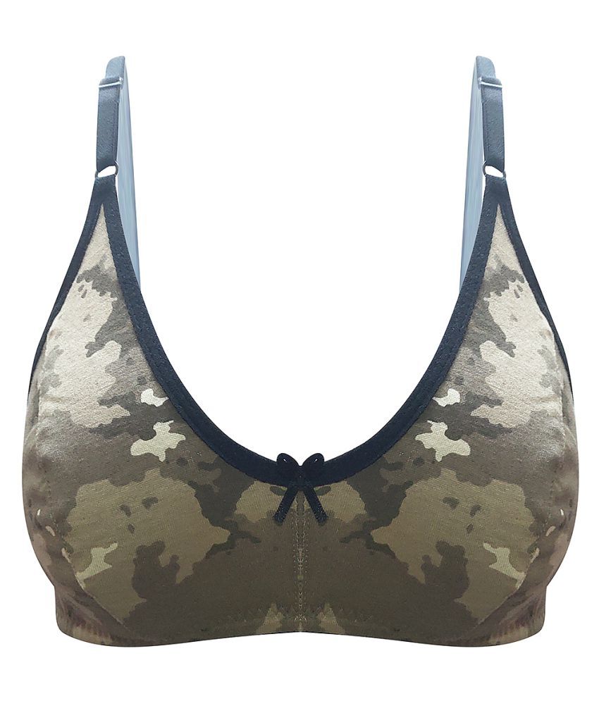     			Clovia Cotton Everyday Bra - Green