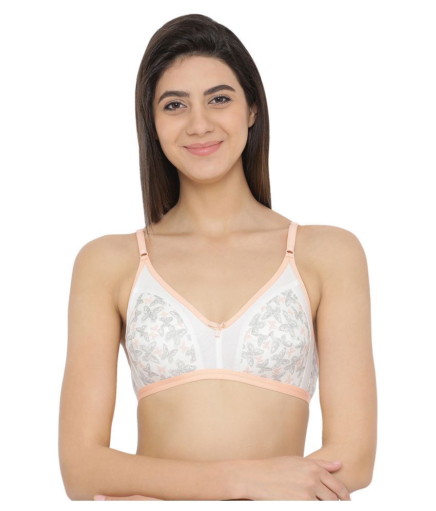     			Clovia Cotton Non Padded Women's Everyday Bra ( White )