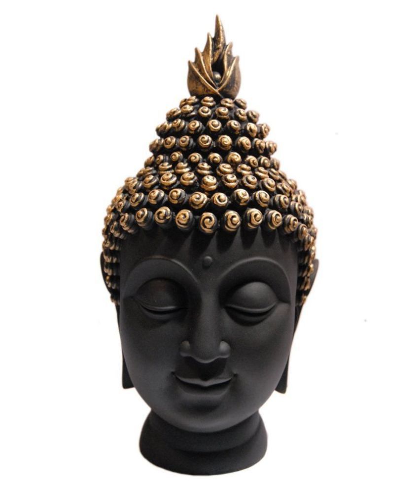     			Manavgeet collection Buddha Head Resin Buddha Idol