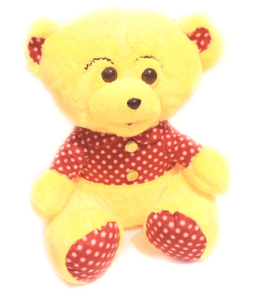 red yellow teddy bear