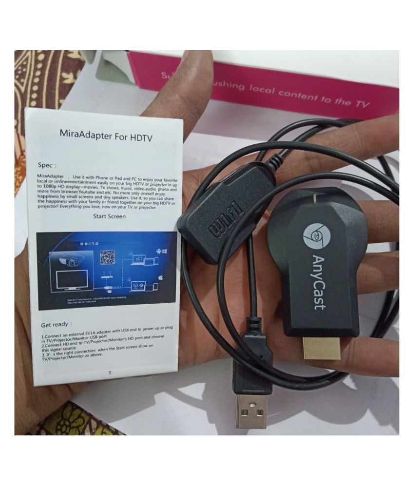 Buy Anycast Hdmi Wifi Dongle Receiver Transmitter Black Online At Best Price In India Snapdeal