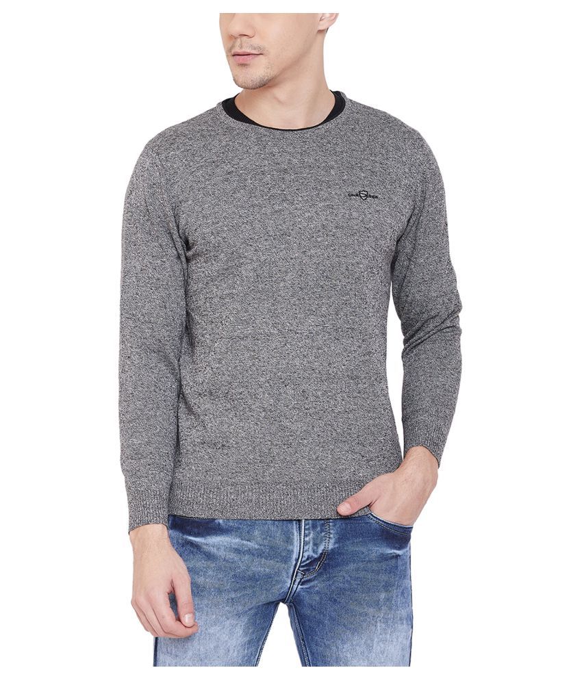     			Duke Grey Round Neck Sweater