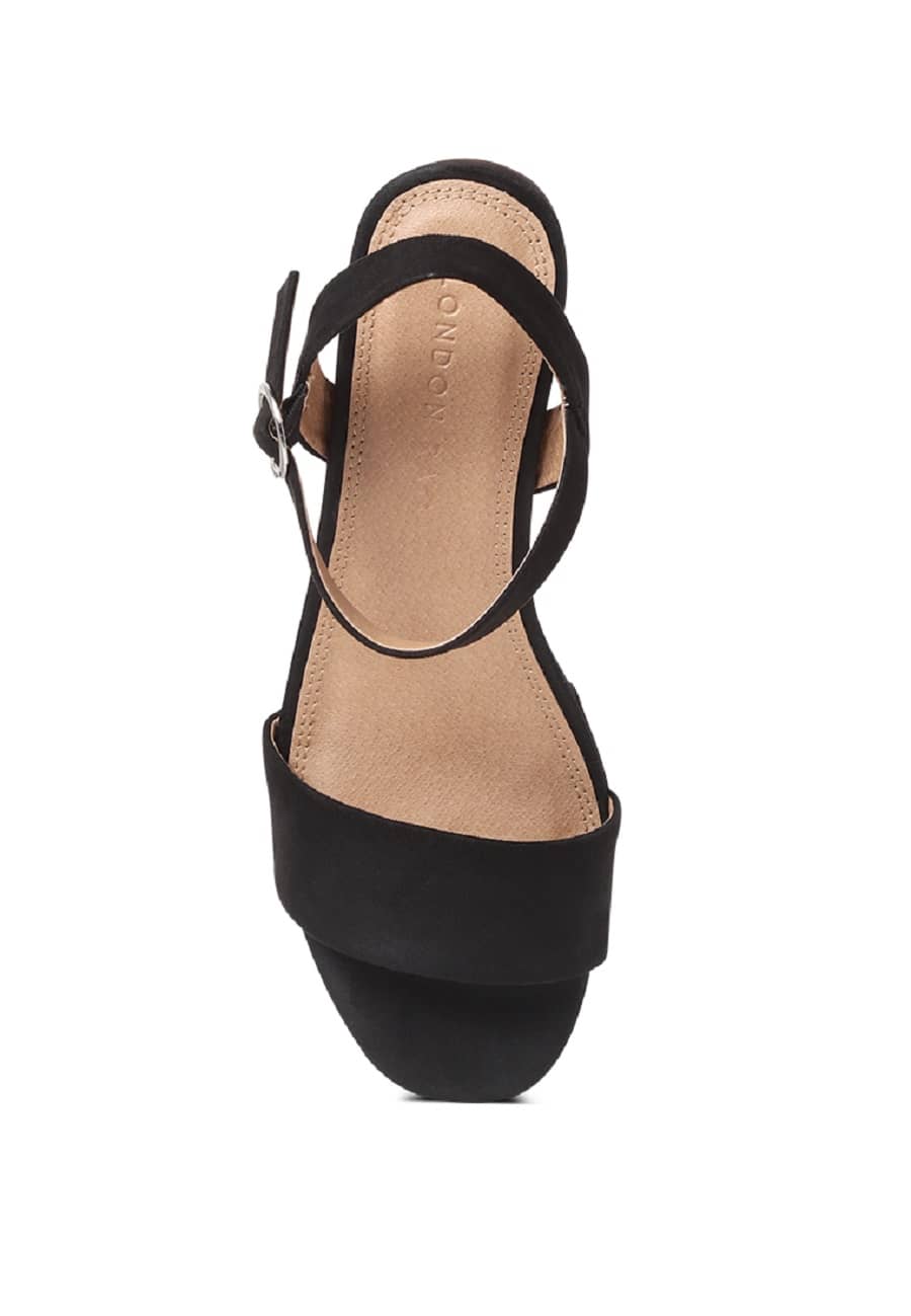 London Rag Black Wedges Heels Price in India Buy London Rag Black Wedges Heels Online at Snapdeal